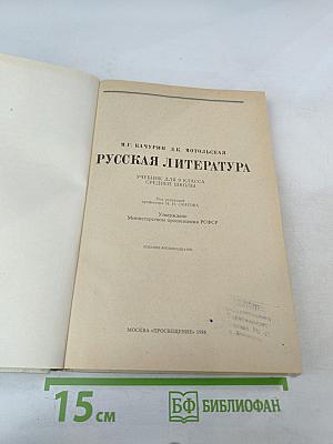 Русская литература. Учебник для 9 класса