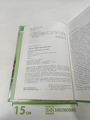 Русская литература XIX века. 10 класс. Часть 1