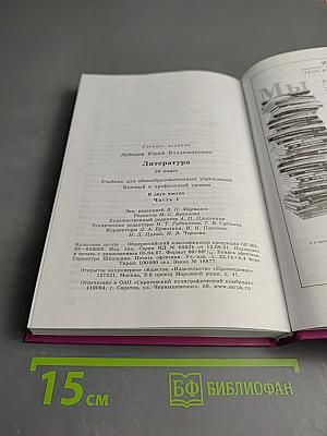 Литература 10 класс, Часть 1