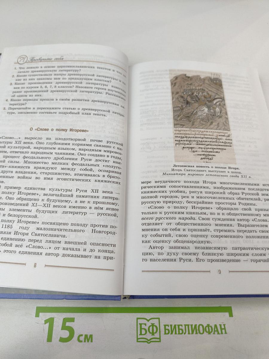 Литература 9 класс. Часть 1