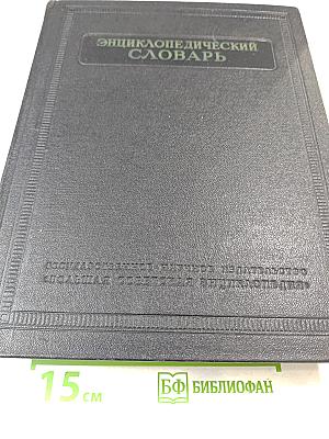 Энциклопедический словарь. Том 1 А-И