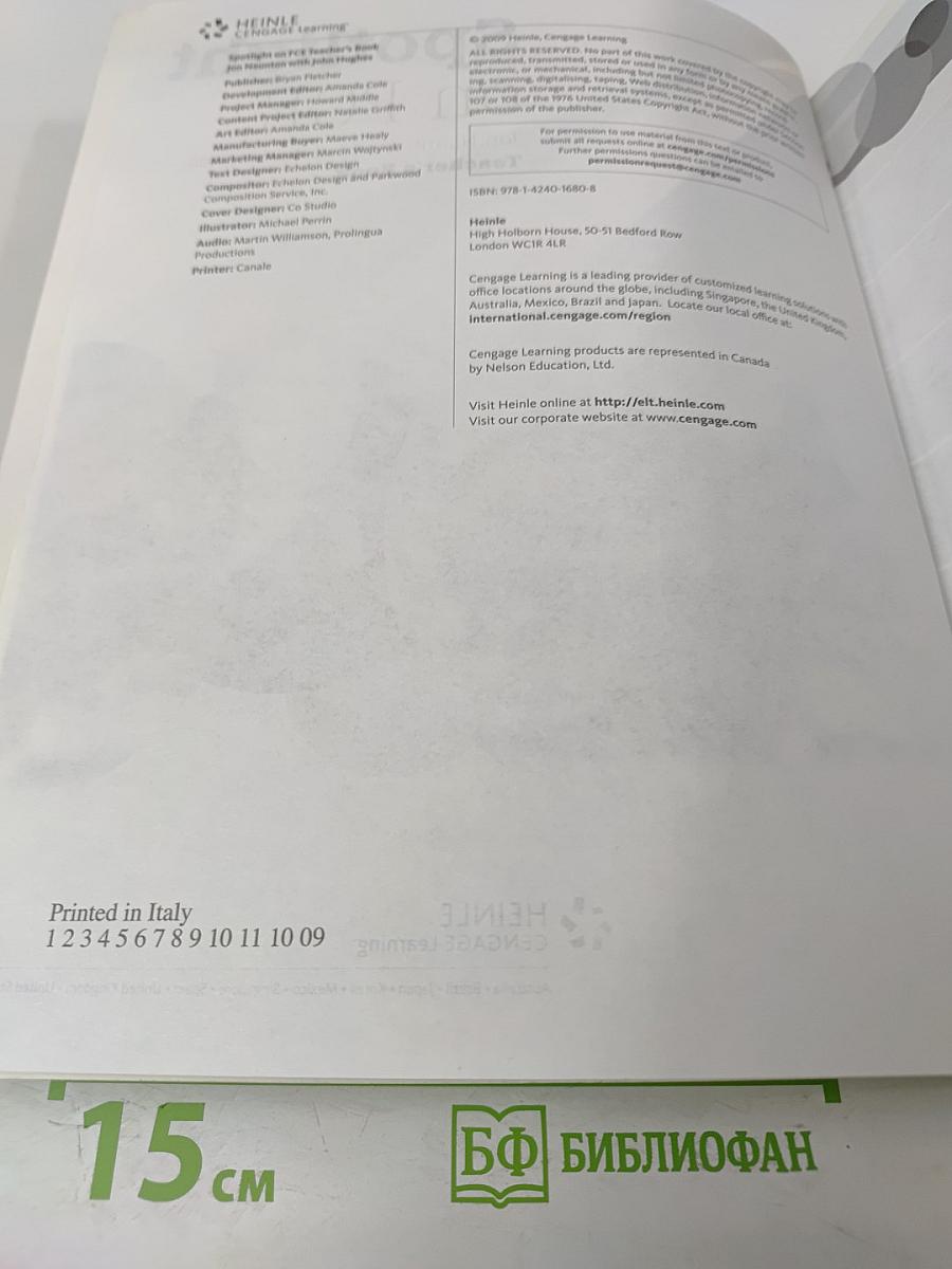 Spotlight on FCE Teacher's Book