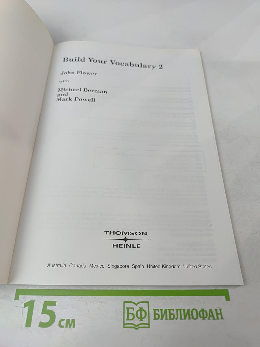 Build Your Vocabulary 2: Intermediate