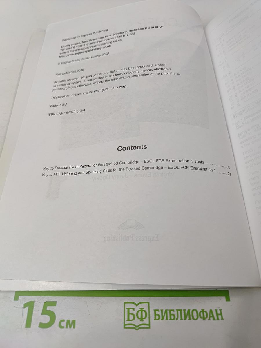 Teacher's Book FCE Practice Exam Papers & Listening & Speaking Skills 1