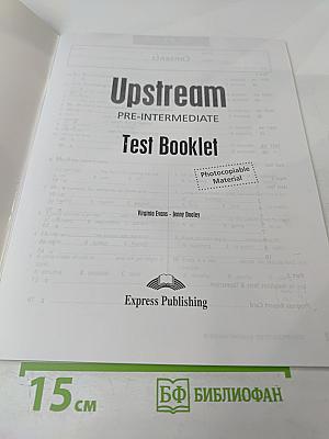 Test booklet upstream pre-intermediate