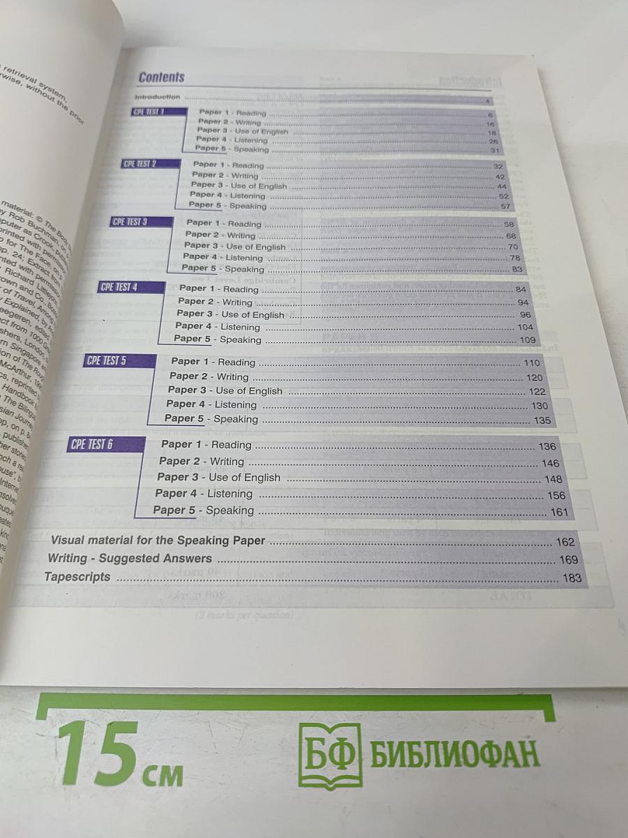 Practice Tests for the revised CPE 1 Teacher's Book