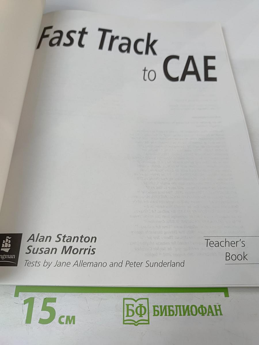 Fast Track to CAE Teacher's Book