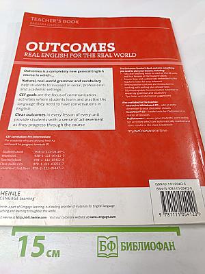 Outcomes. Real English for the Real World. Pre-intermediate. Teacher's Book