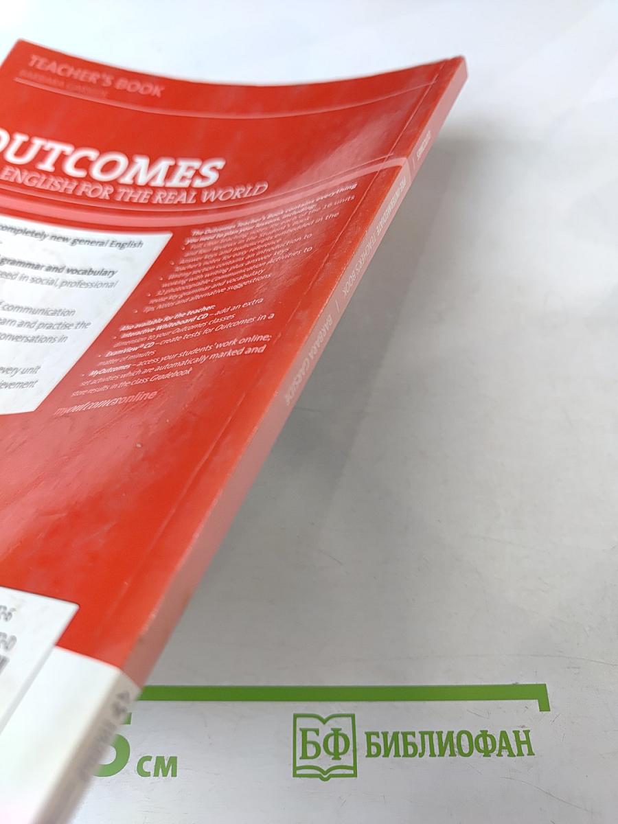 Outcomes. Real English for the Real World. Pre-intermediate. Teacher's Book