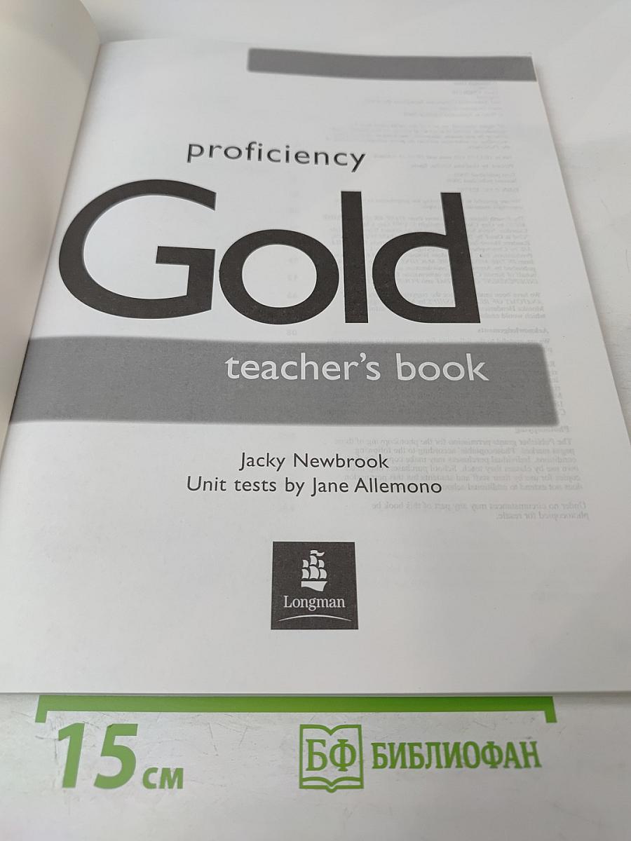 Proficiency Gold Teacher's Book