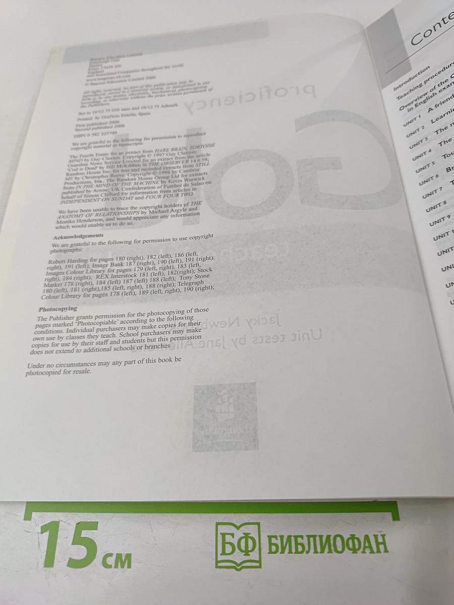 Proficiency Gold Teacher's Book