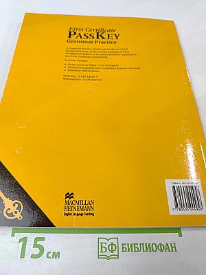 First Certificate PASSKEY Grammar Practice WITH KEY