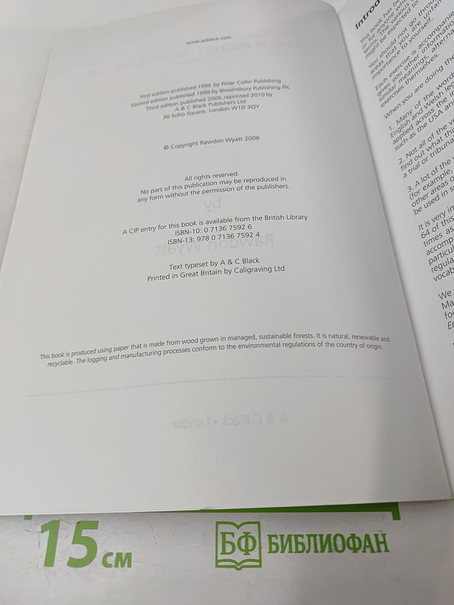 Check Your English Vocabulary for Law, Third Edition