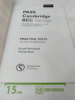 Pass Cambridge BEC Vantage Self-Study Practice Tests with Key