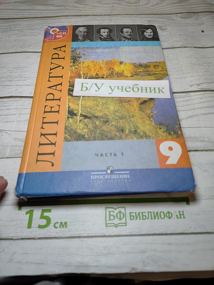 Литература, 9 класс, часть 1