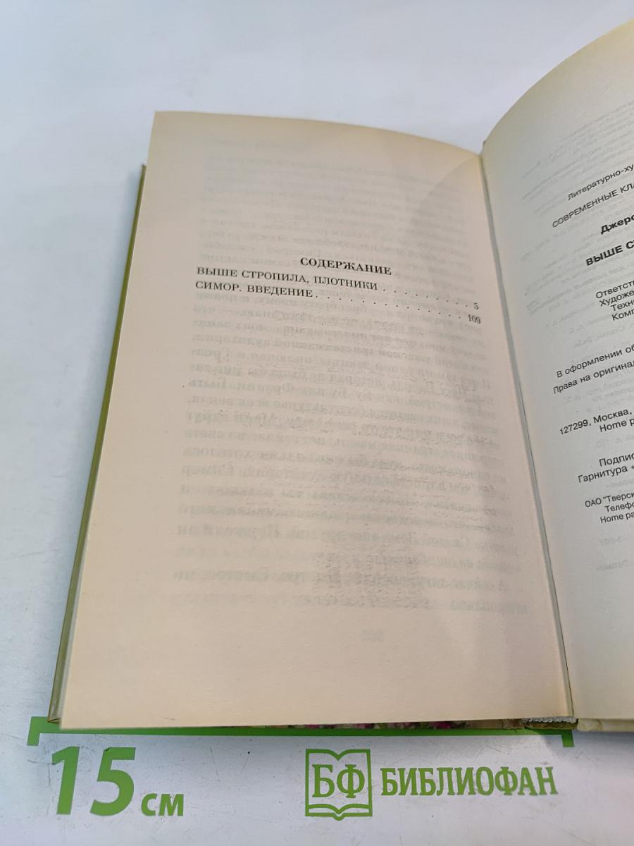 Выше стропила, плотники