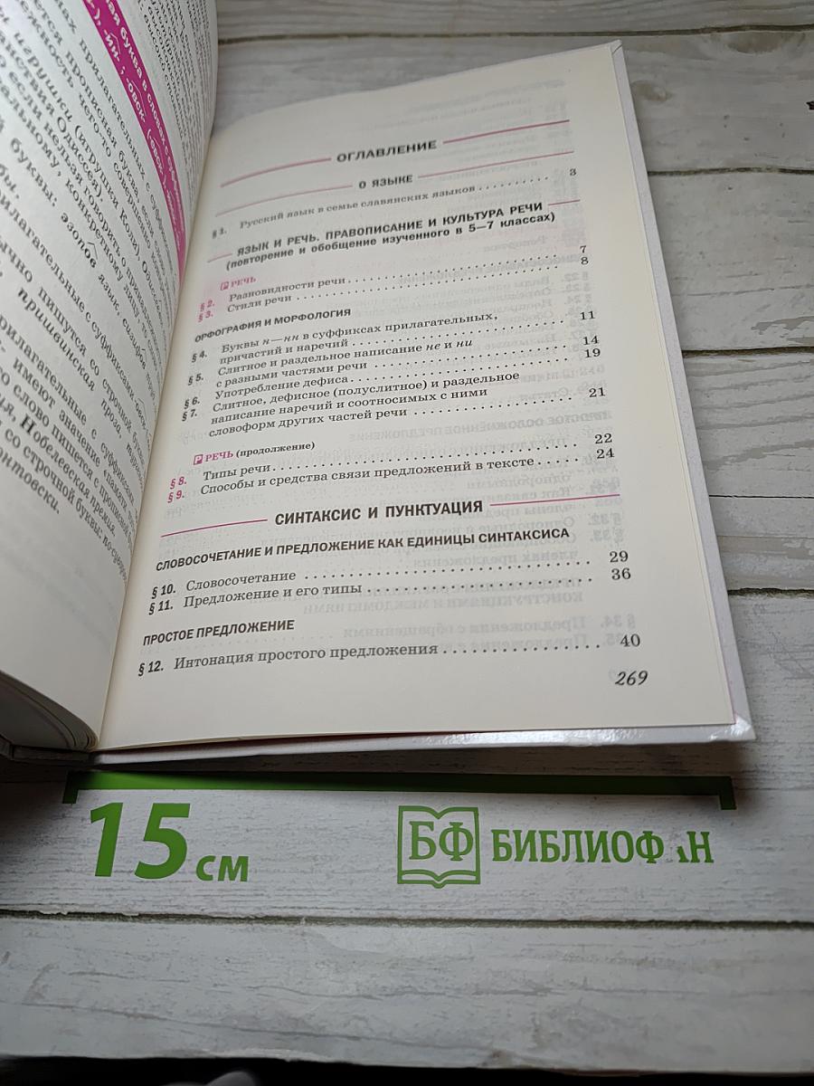Русский язык 8 класс