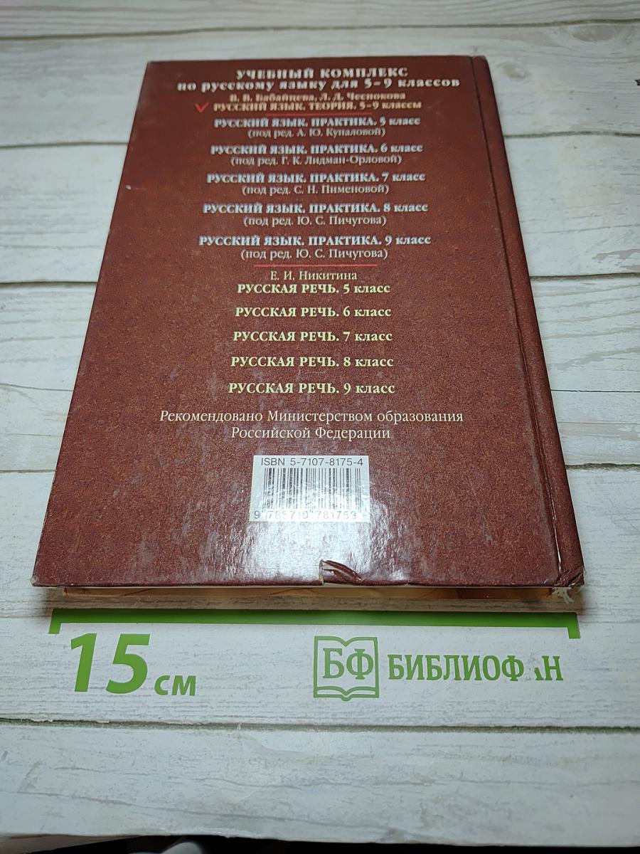 Русский язык. Теория. 5-9 классы