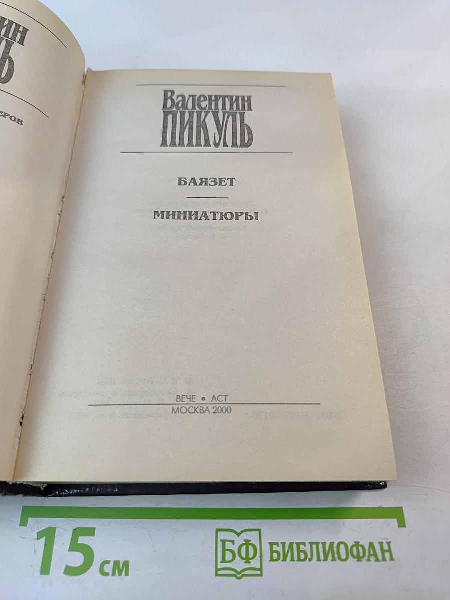 Баязет. Миниатюры