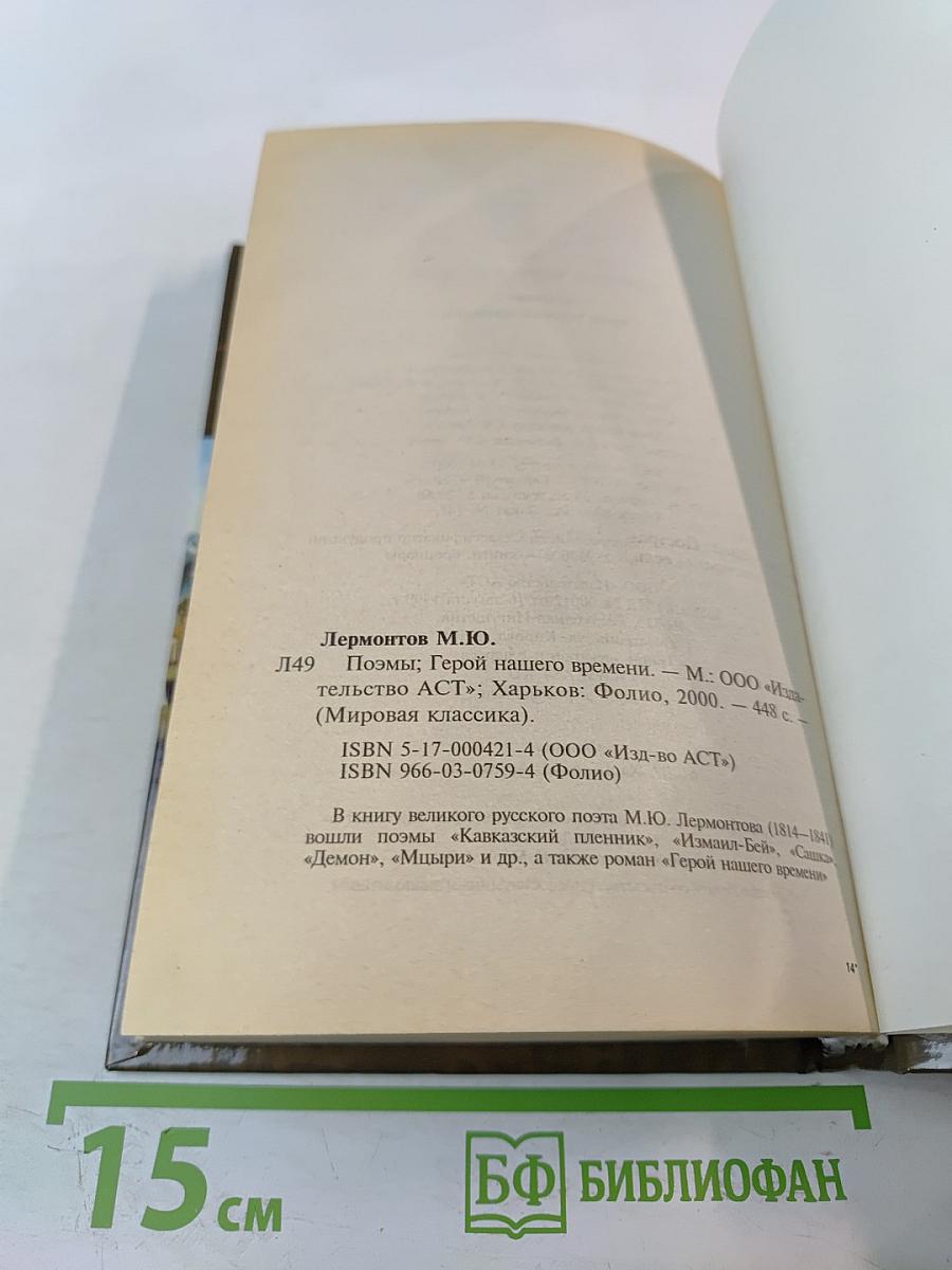 Поэмы. Герой нашего времени