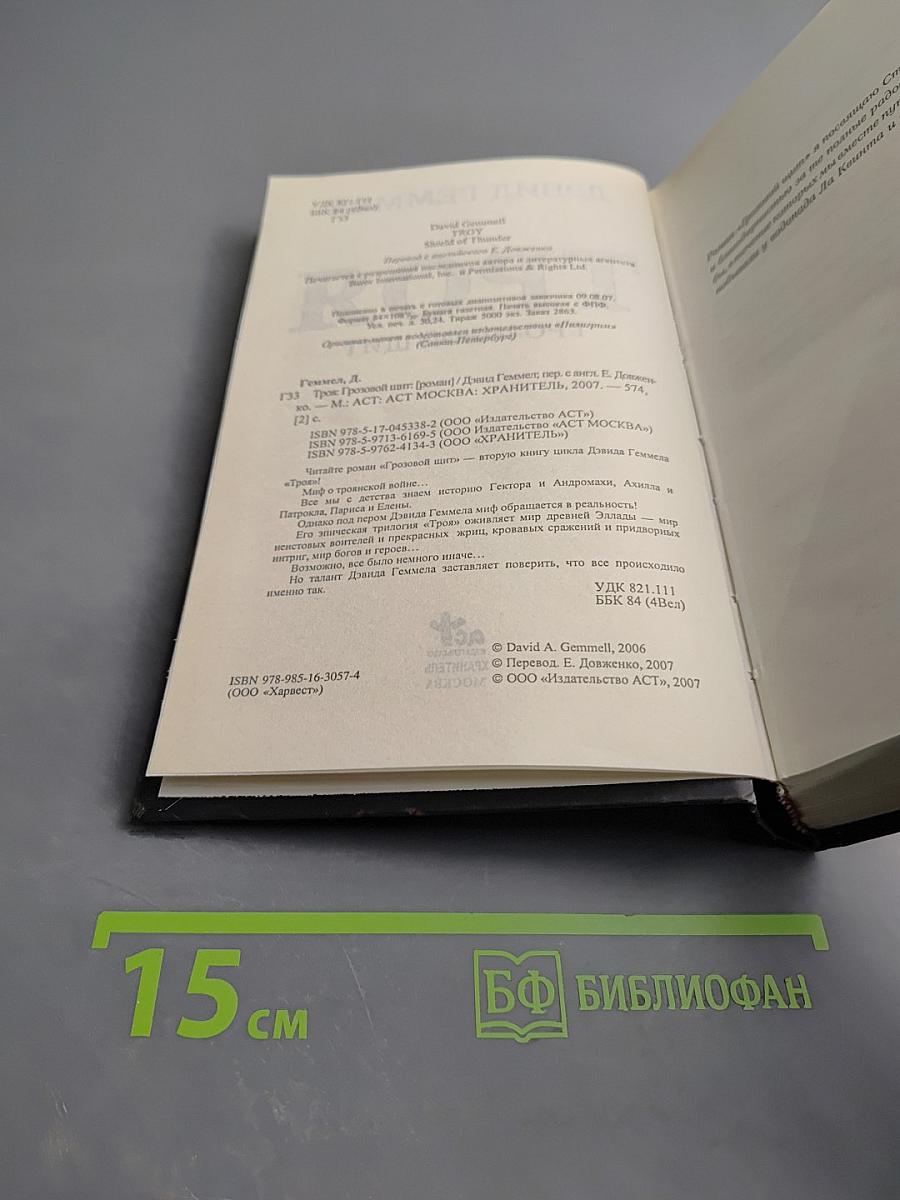 Троя. Грозовой щит