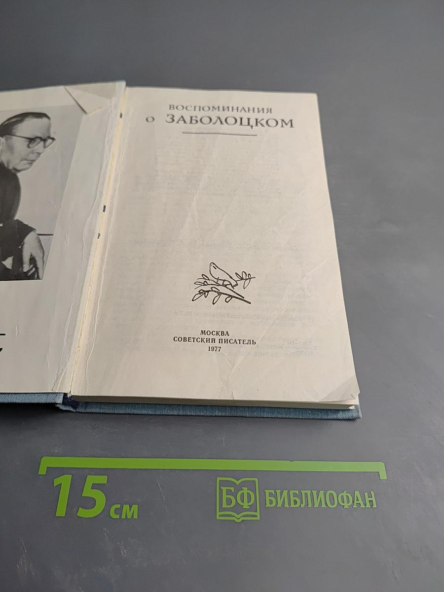 Воспоминания о Заболоцком