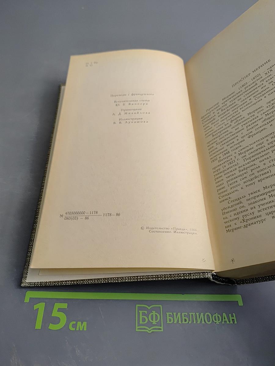 Избранное. Новеллы. Хроника царствования Карла IX