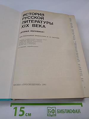 История русской литературы XIX века (Вторая половина)