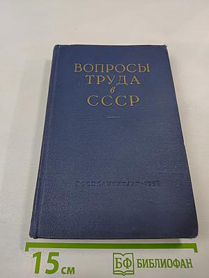 Вопросы труда в СССР
