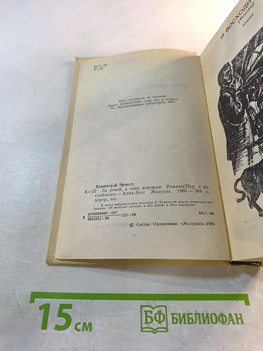 За рекой, в тени деревьев