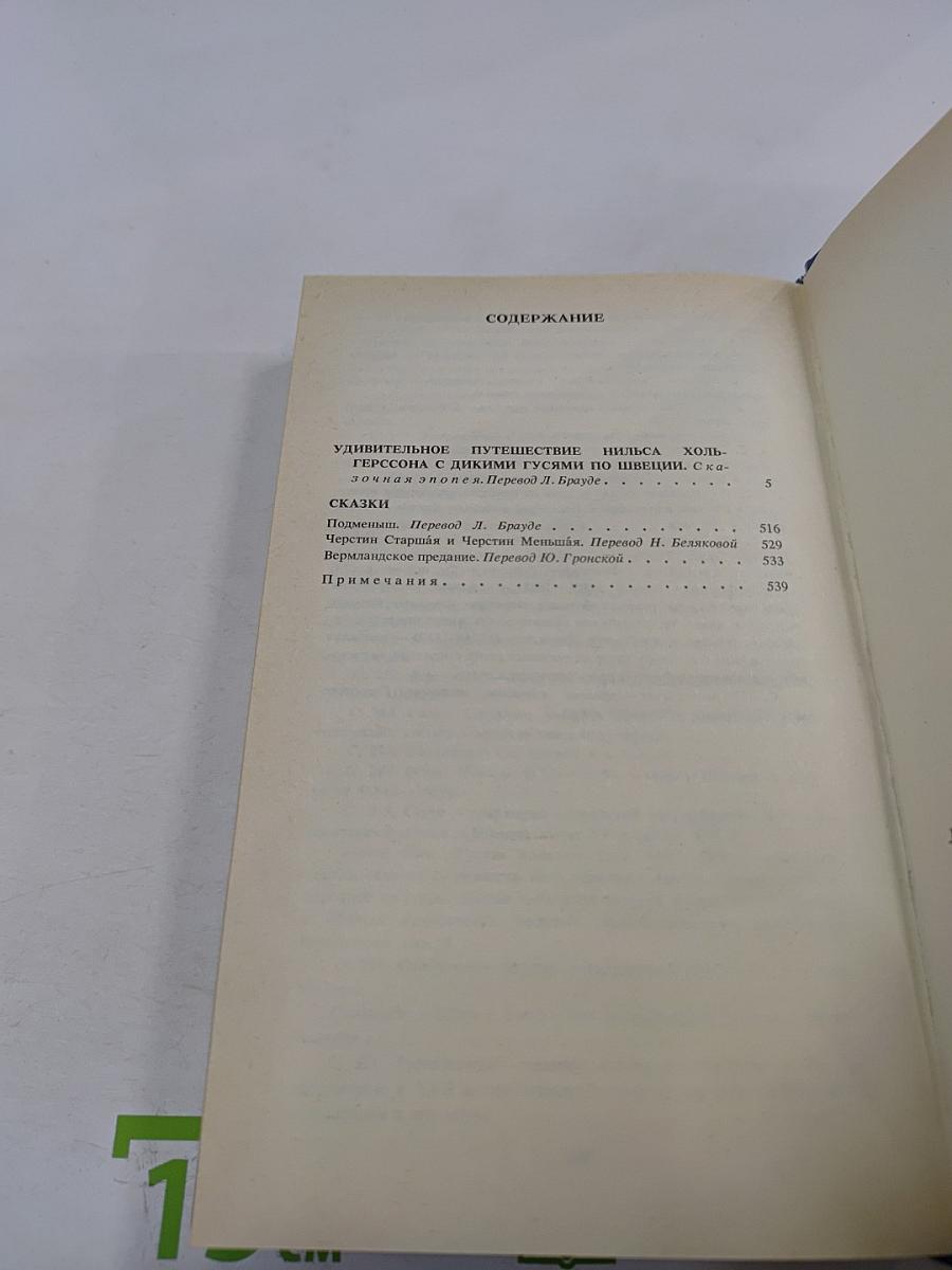 Удивительное путешествие Нильса Хольгерссона с дикими гусями по Швеции. Сказки. Собрание сочинений. Том второй