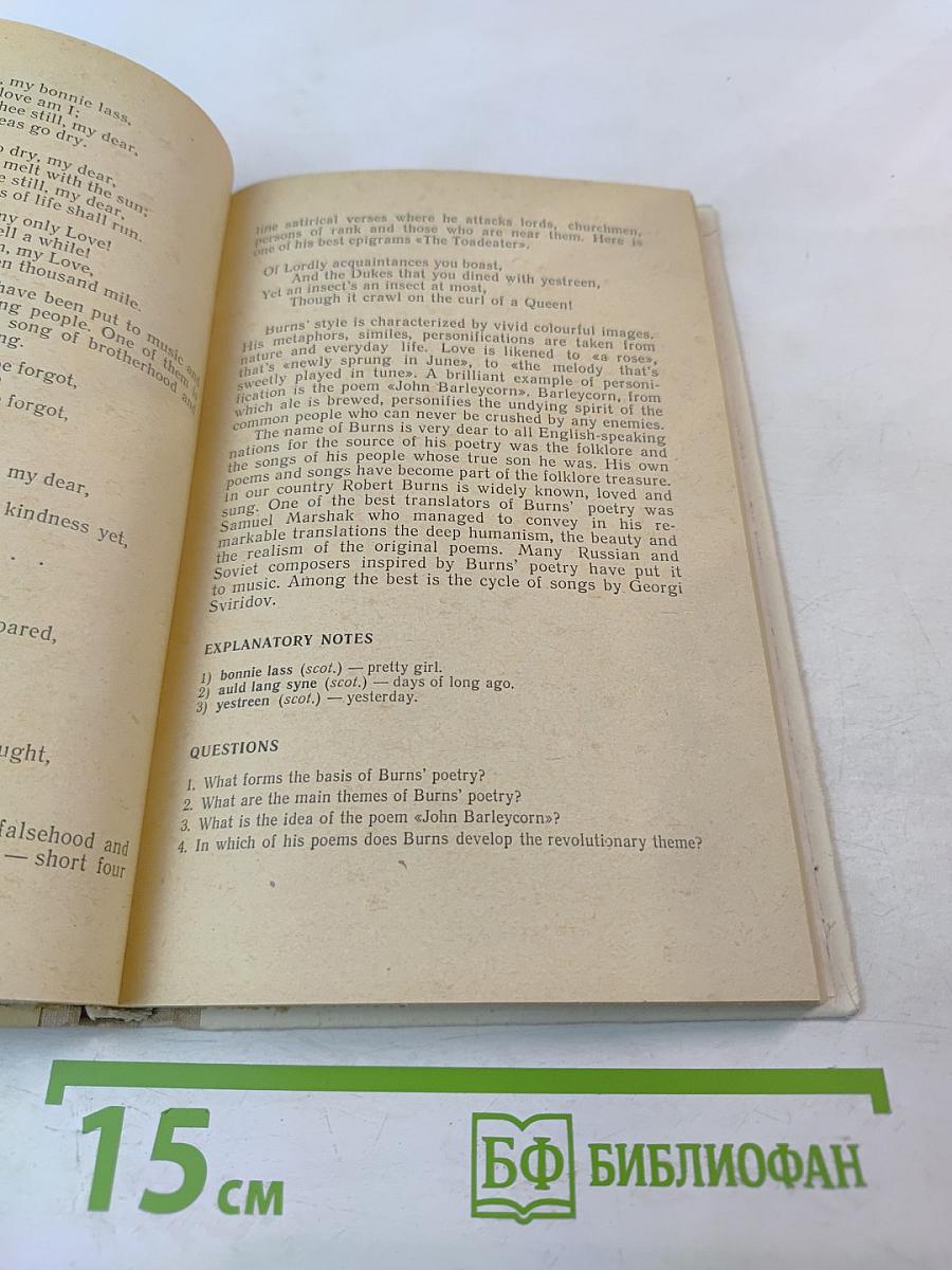 English Literature. Английская литература. Учебное пособие для школ с преподаванием ряда предметов на английском языке, VIII-IX кл.