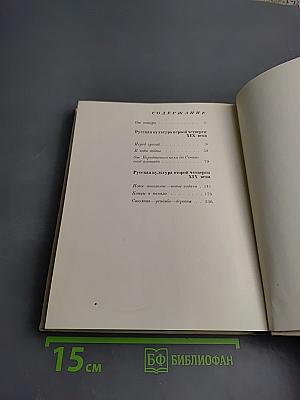 Очерки истории русской культуры первой половины XIX века