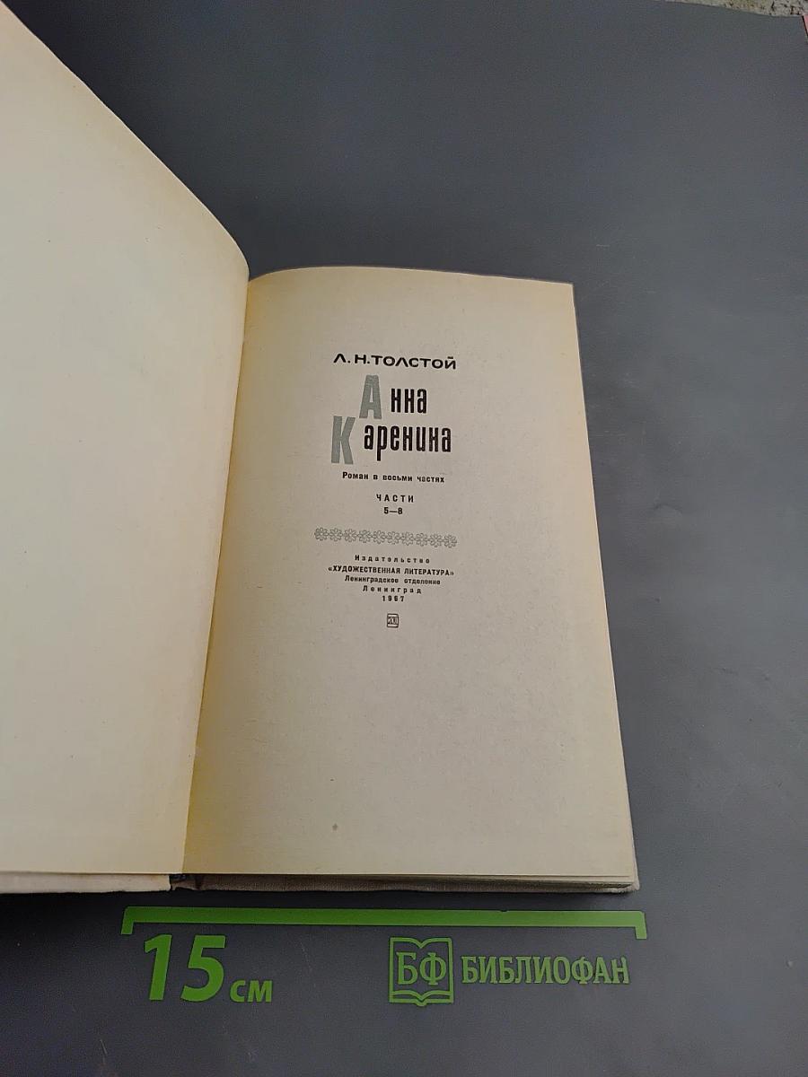Анна Каренина. Части 5-8