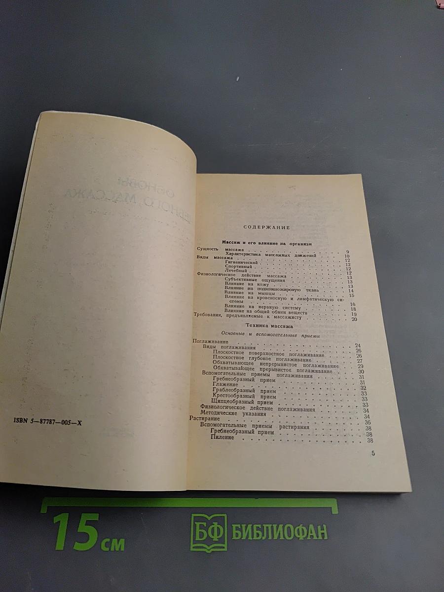 Основы лечебного массажа