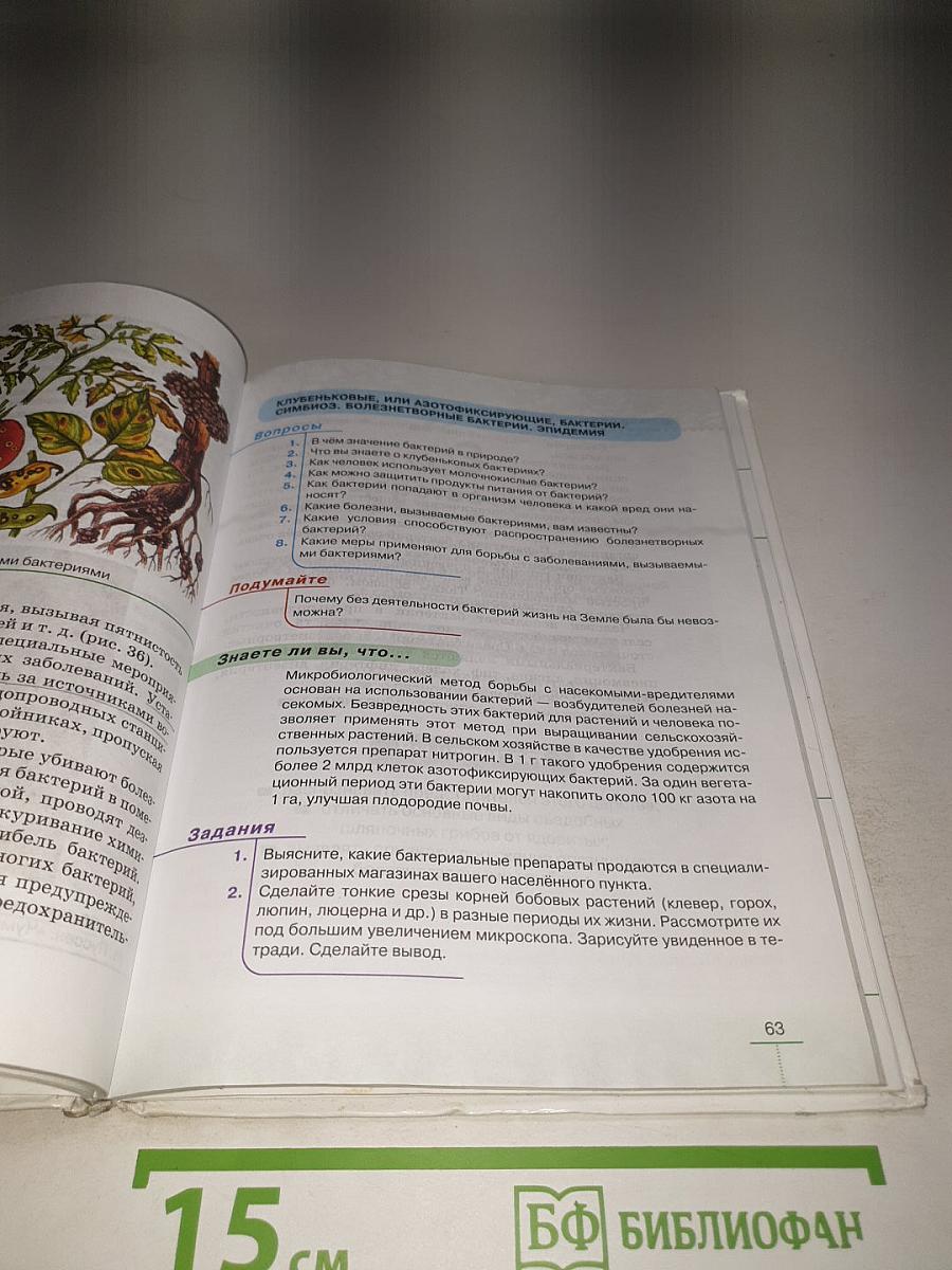 Биология. Бактерии, грибы, растения. 5 класс
