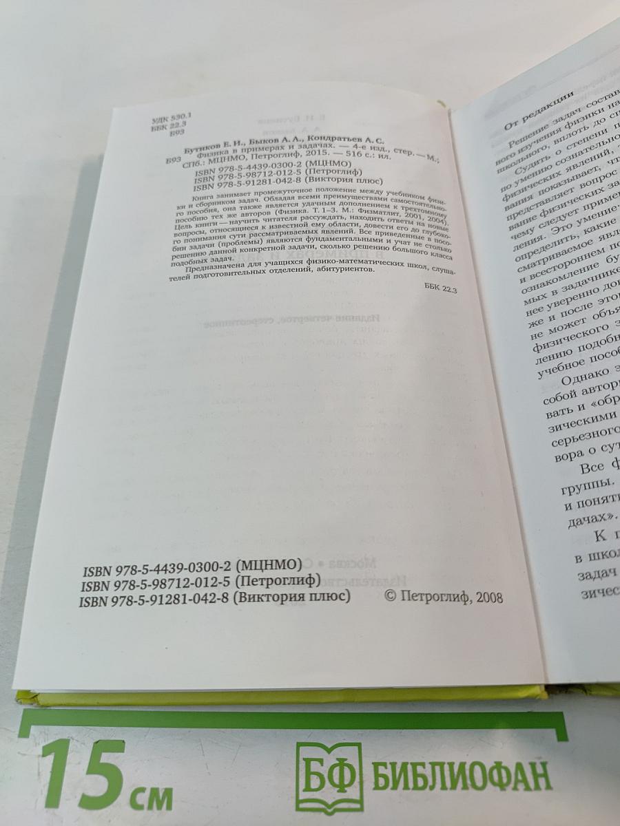 Физика в примерах и задачах