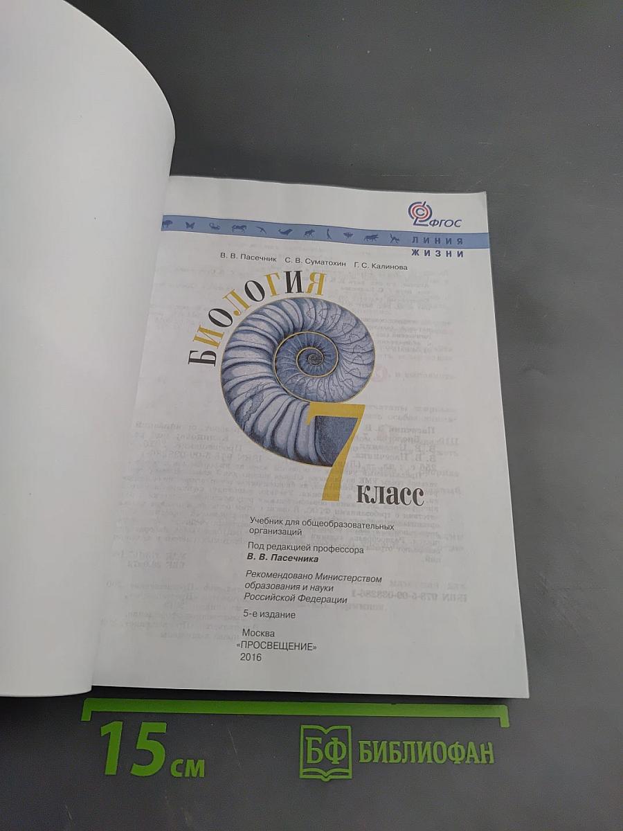 Биология. 7 класс