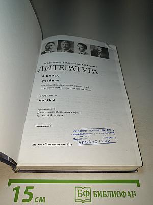 Литература. 8 класс. Часть 2