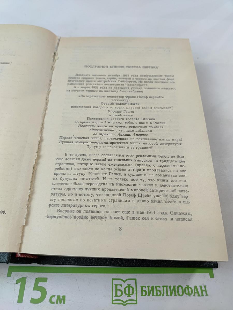 Похождения бравого солдата Швейка