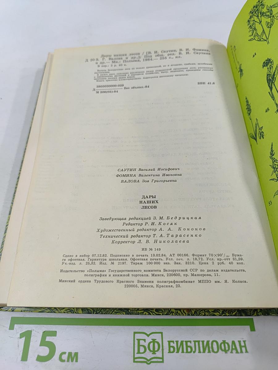 Дары наших лесов