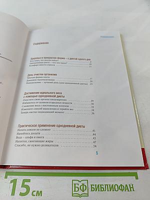 Диета на один день