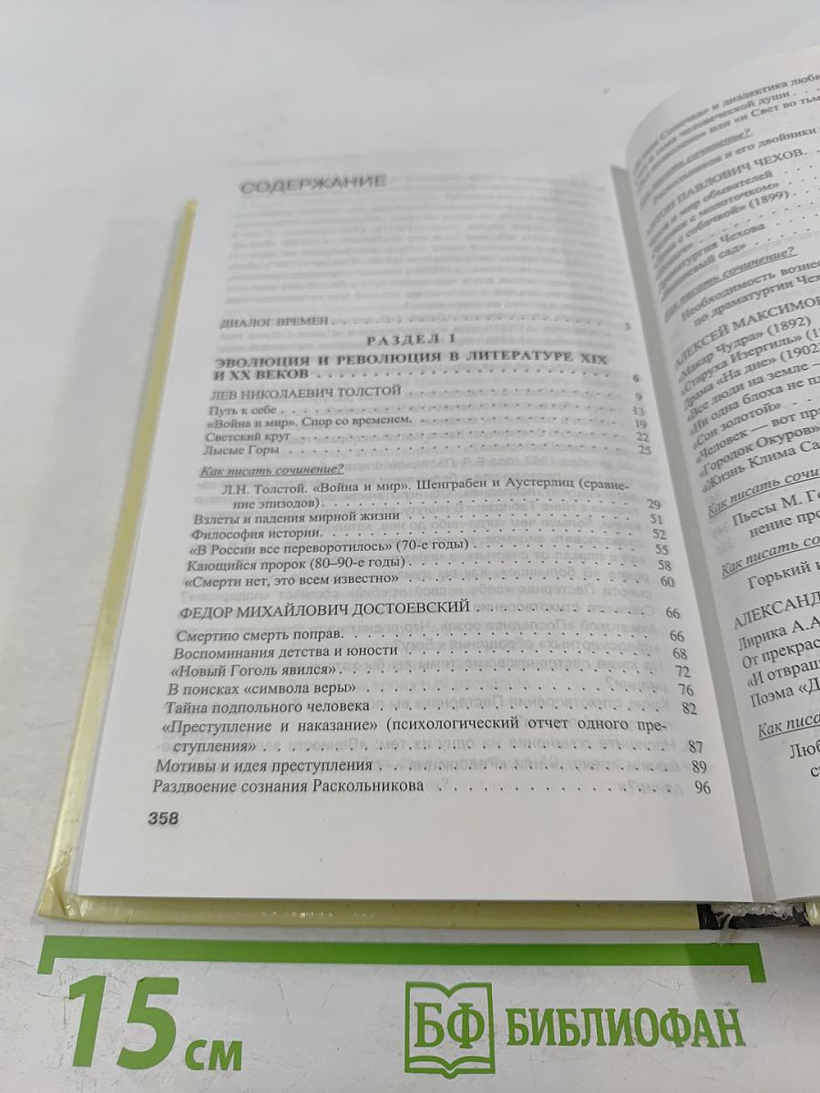 Литература 11 класс, Часть 1