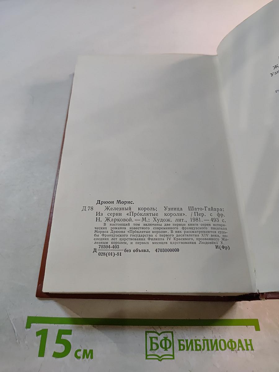 Железный король. Узница Шато-Гайара