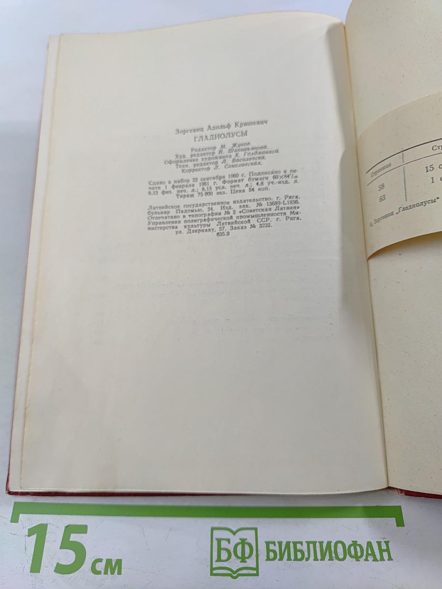 Гладиолусы