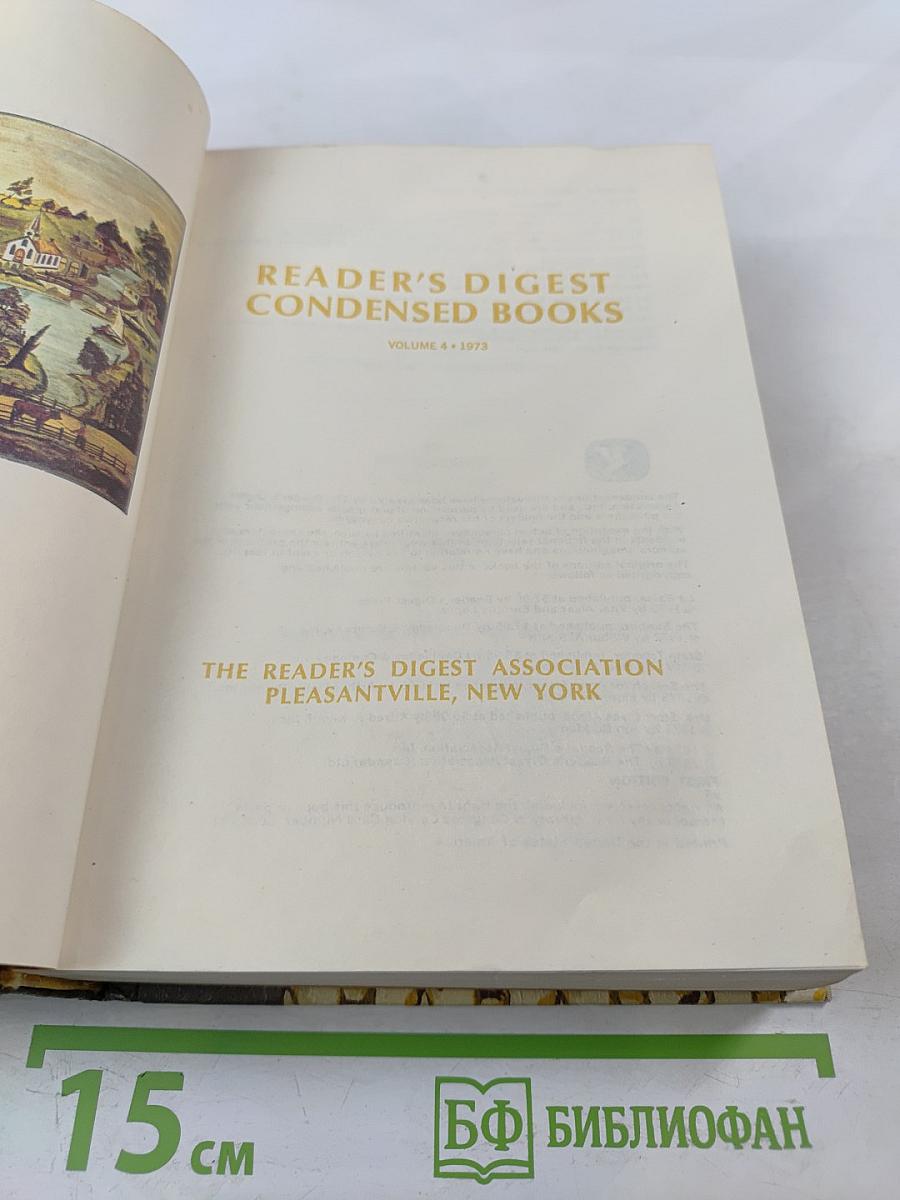 Reader's Digest Condensed Books Volume 4 1973
