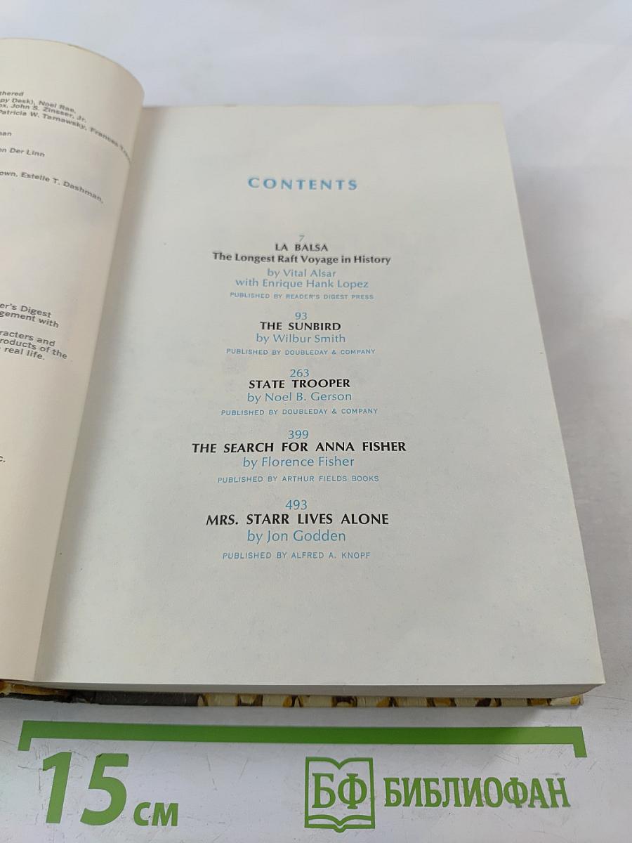 Reader's Digest Condensed Books Volume 4 1973