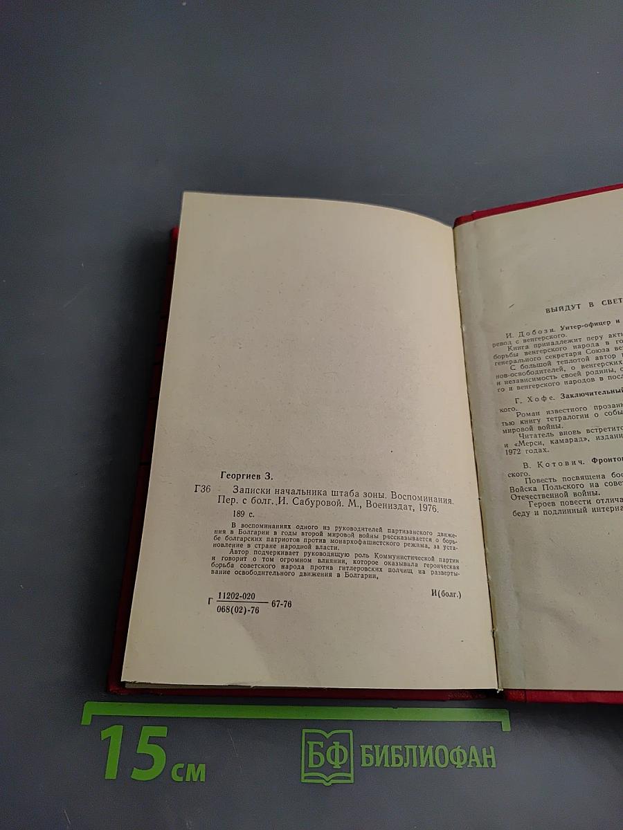 Записки начальника штаба зоны