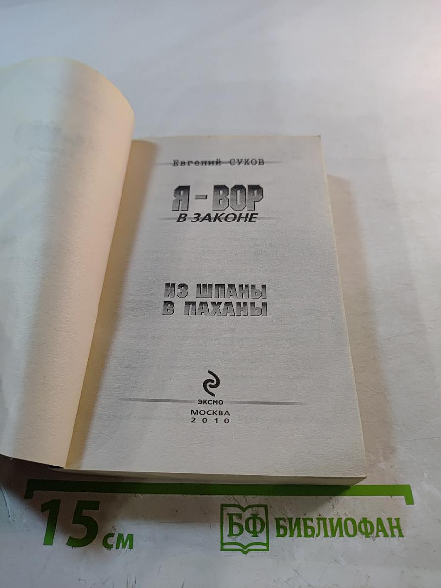 Я – ВОР В ЗАКОНЕ: Из шпаны в паханы