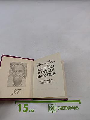 Выстрел в отеле «Кломзер»